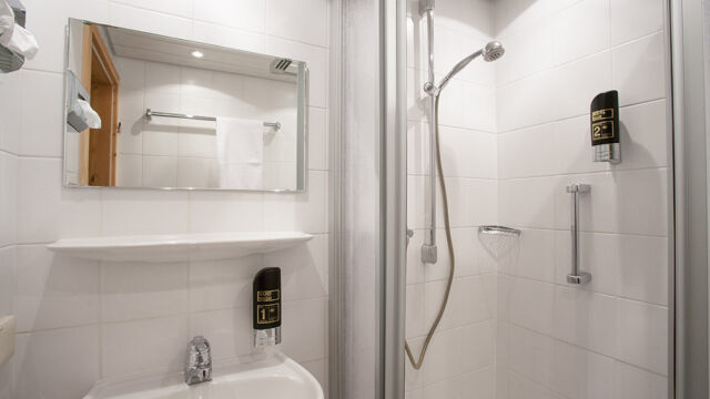 Ferienwohnung Gartenblick: Badezimmer Ferienwohnung Gartenblick: Badezimmer