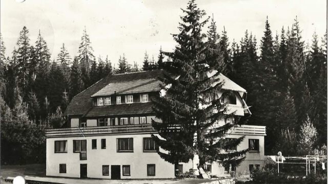 Historische Aufnahme der Pension Tannenheim Historische Aufnahme der Pension Tannenheim