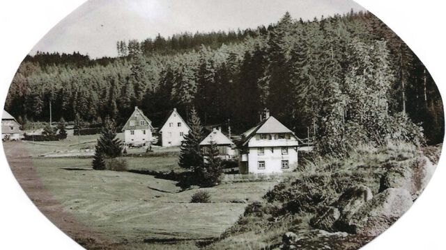 Historische Aufnahme der Pension Tannenheim Historische Aufnahme der Pension Tannenheim