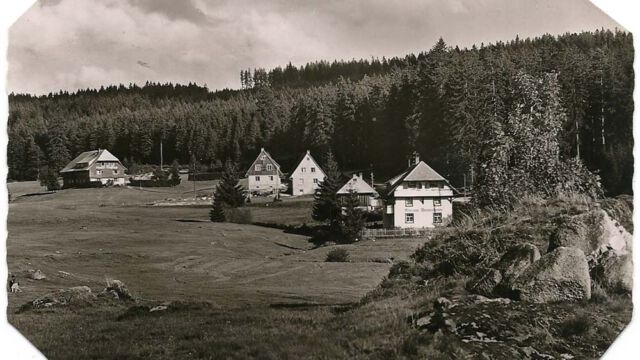 Historische Aufnahme der Pension Tannenheim Historische Aufnahme der Pension Tannenheim
