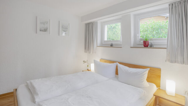 Ferienwohnung Garten: Bett Ferienwohnung Garten: Bett