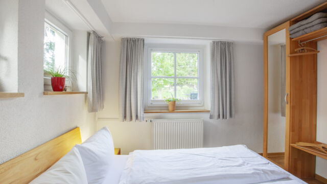 Ferienwohnung Garten: Schlafzimmer Ferienwohnung Garten: Schlafzimmer