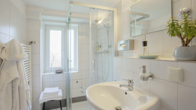 Ferienwohnung Garten: Badezimmer Ferienwohnung Garten: Badezimmer