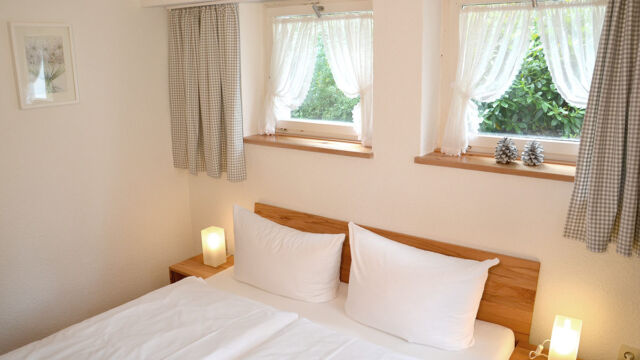 Ferienwohnung Garten: Schlafzimmer Ferienwohnung Garten: Schlafzimmer