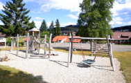 Spielplatz in Sichtweite der Pension Spielplatz in Sichtweite der Pension