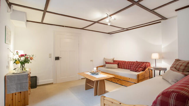 Familienzimmer Terrasse Wohnzimmer (Zimmer 3)